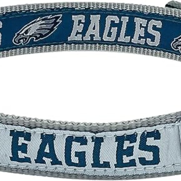 NEW Pets First Philadelphia Eagles Reversible NFL Dog Collar Size Medium - Picture 2 of 7